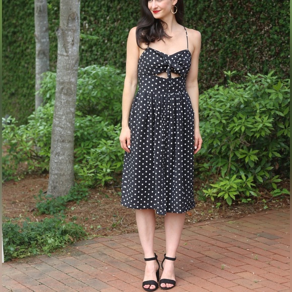 Retro Style Polka-dot Dress - Picture 10 of 10